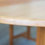Mid-century massive extendable designer table
