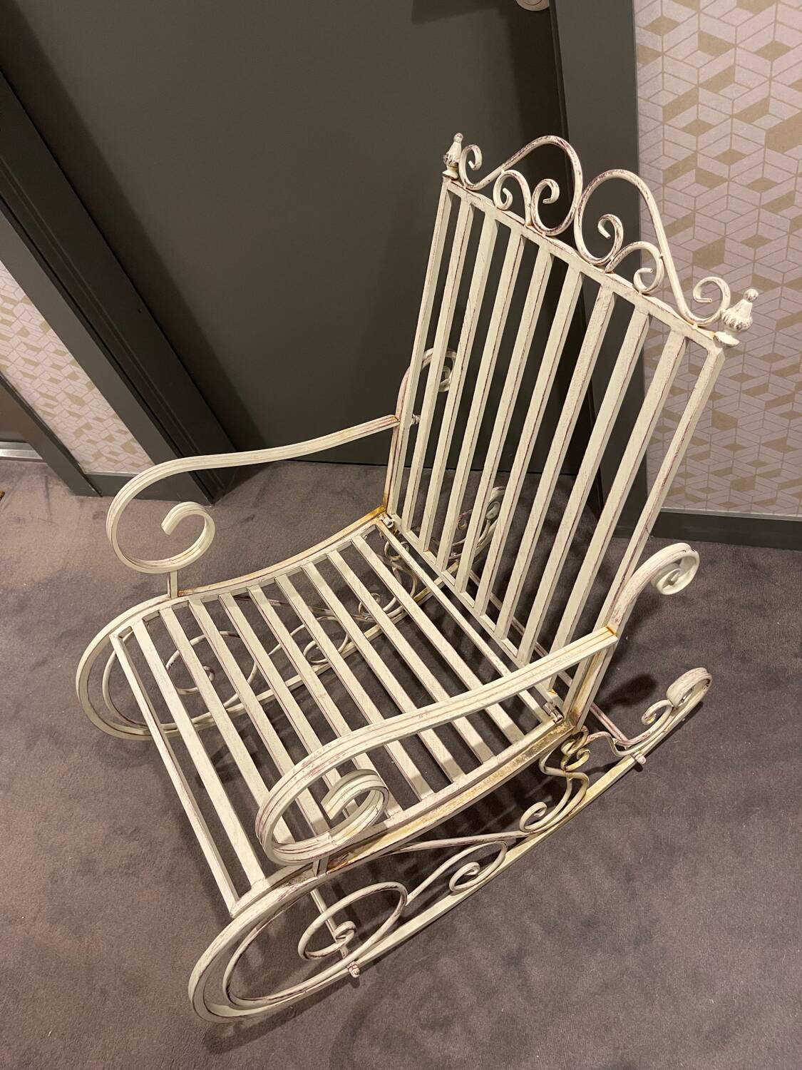 Fauteuil fer forgé