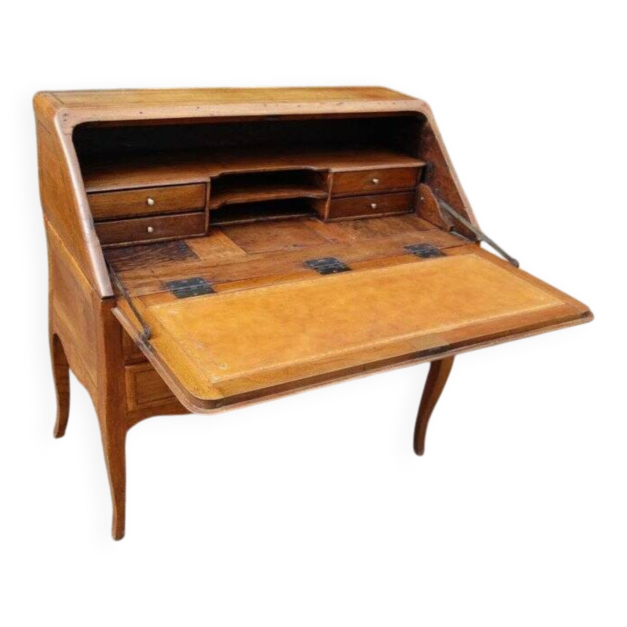 Louis XVI period walnut sloping desk from the 18th century