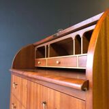 Scandinavian cylinder desk / secretary by Egon Ostergaard circa 1960