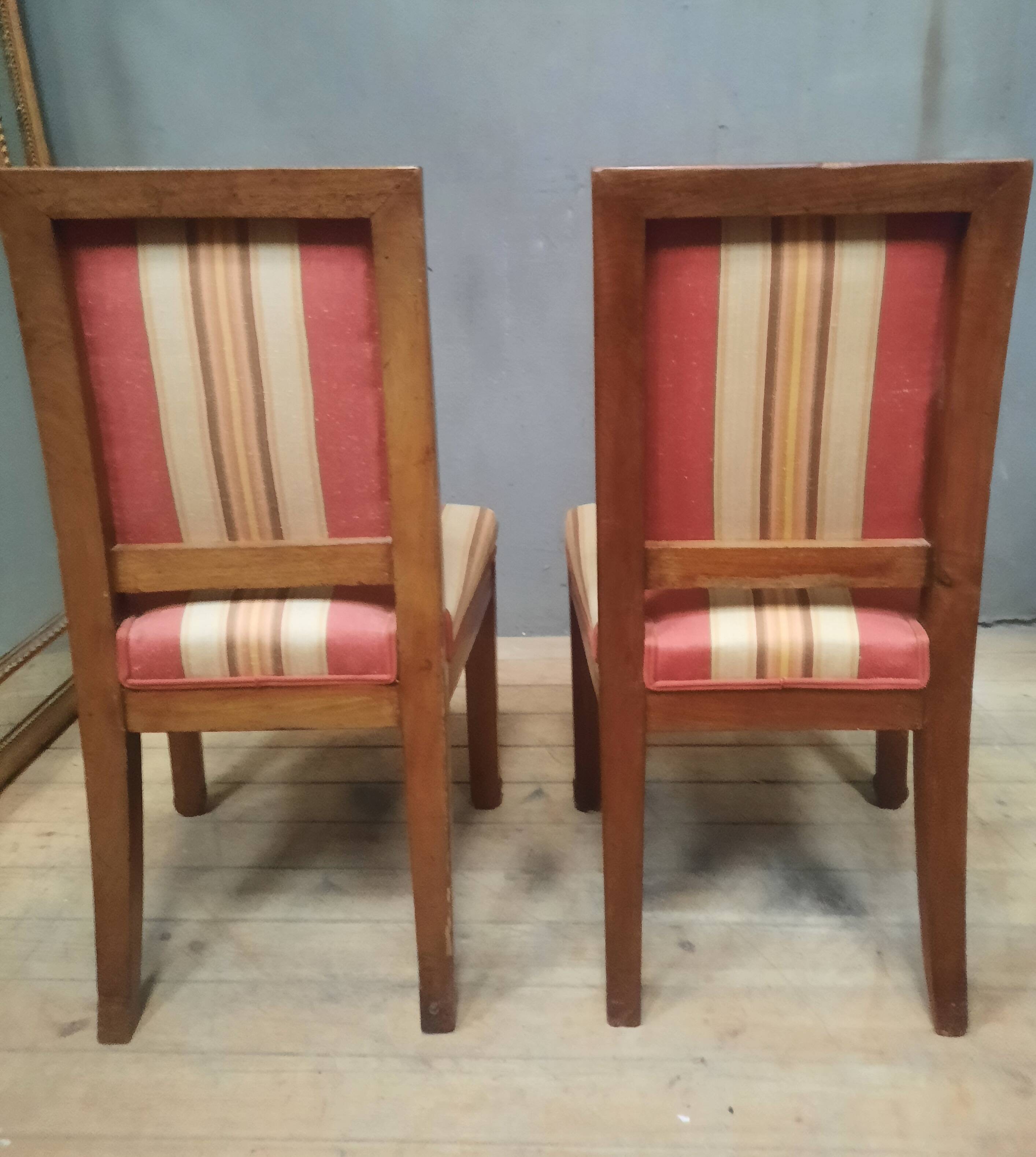Pair of empire chairs