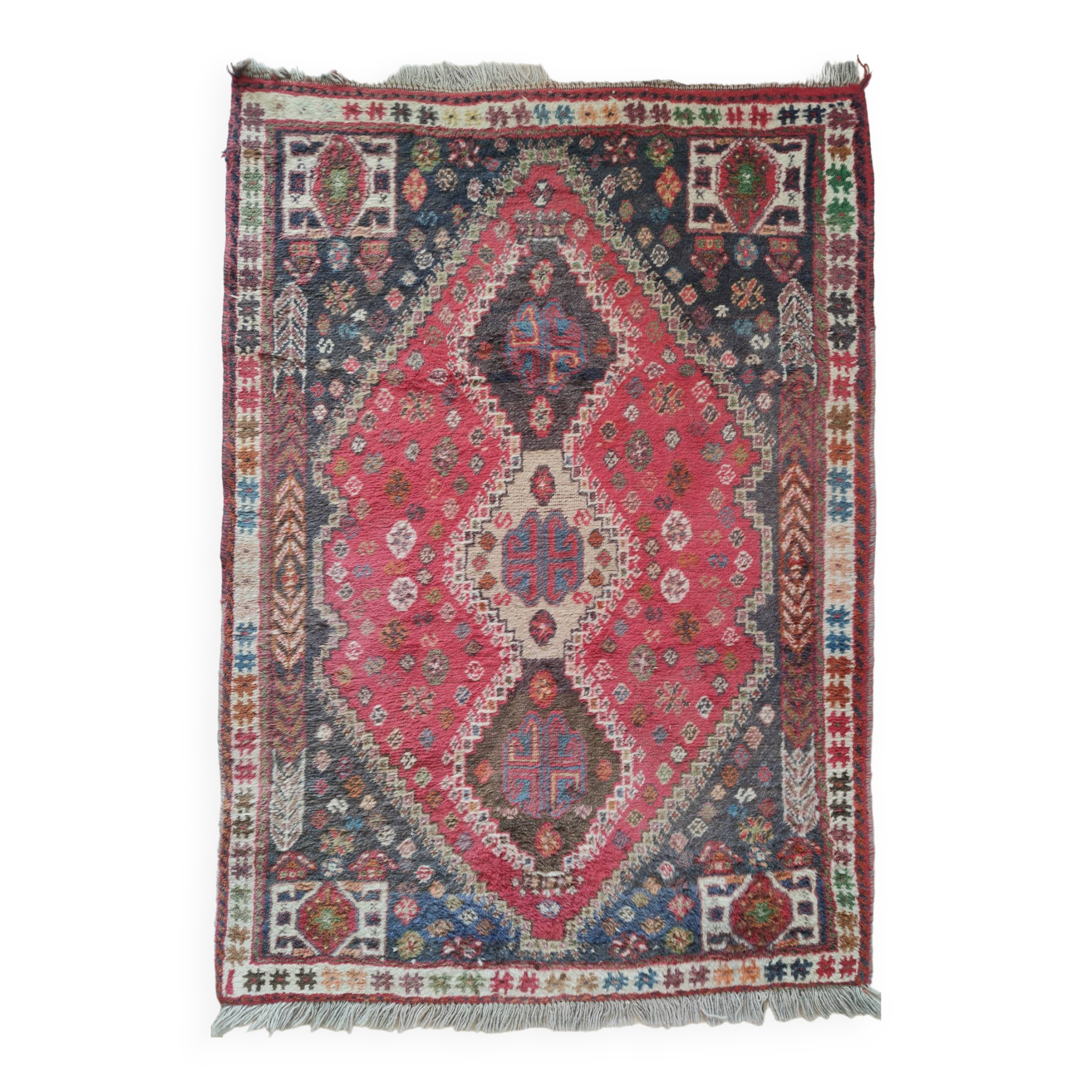 Tapis Perse Abadeh ou-bien Ghashghai Nomades 162 x 110 cm