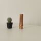 Vase Soliflore bambou ancien en bronze