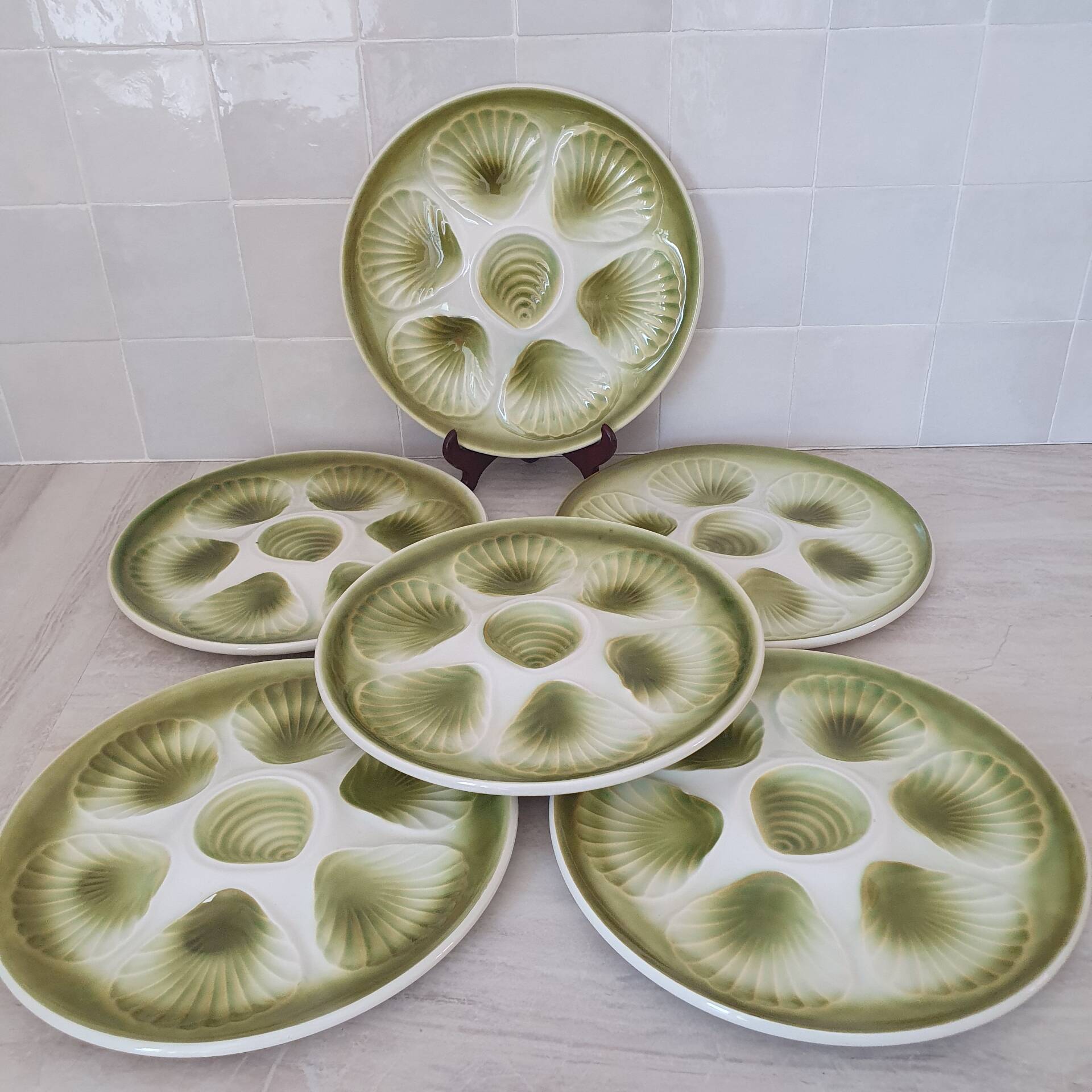 Shell plates Moulin des Loups Orchies