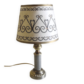 Lampe à poser en laiton doré - mid. XXeme