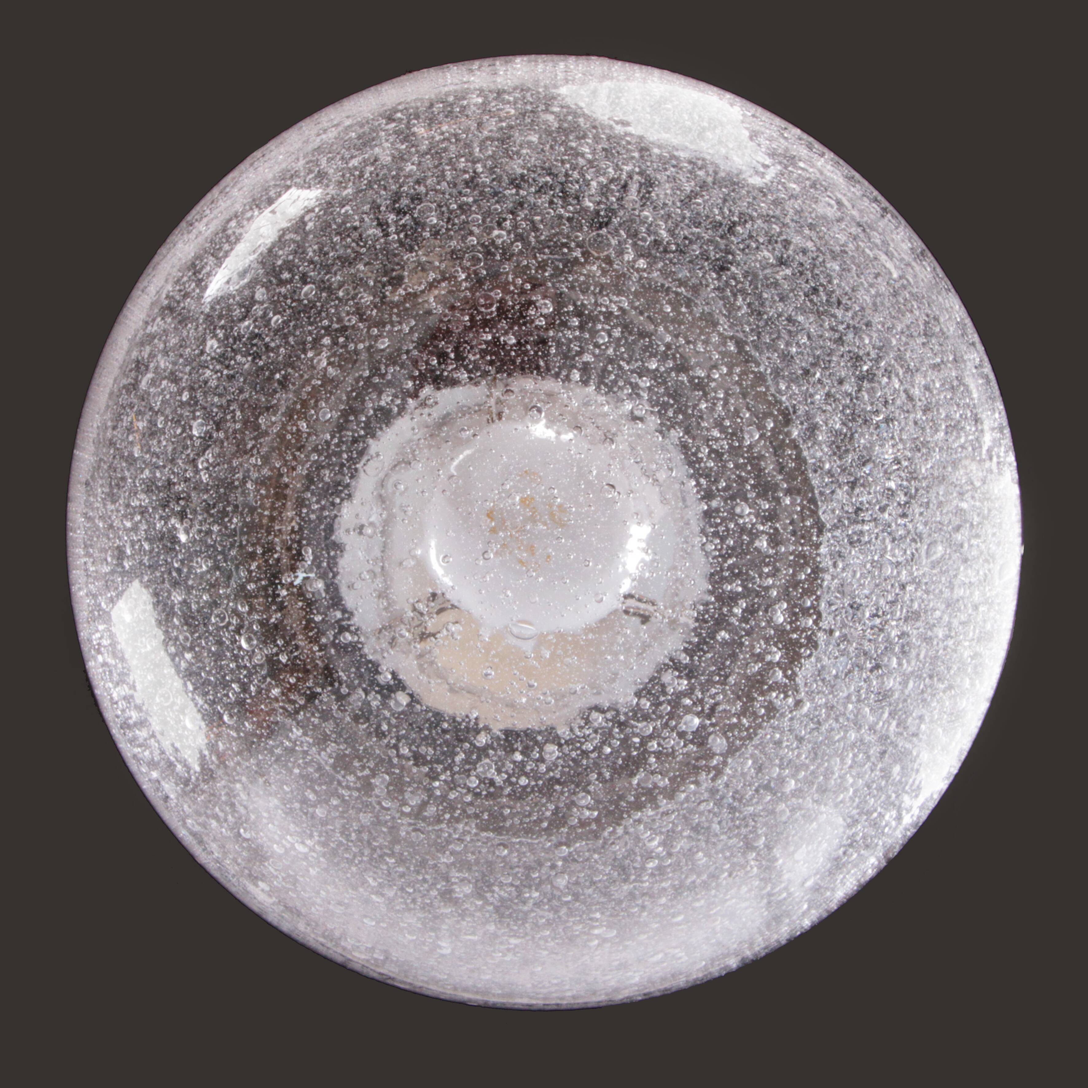 Set Hanging lamps by Glashutte Limburg Model Drop, 1970 Germany.