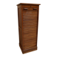 Antique oak filing cabinet with roller shutter