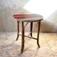 Rattan side table