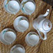 Service à café dragon porcelaine asie