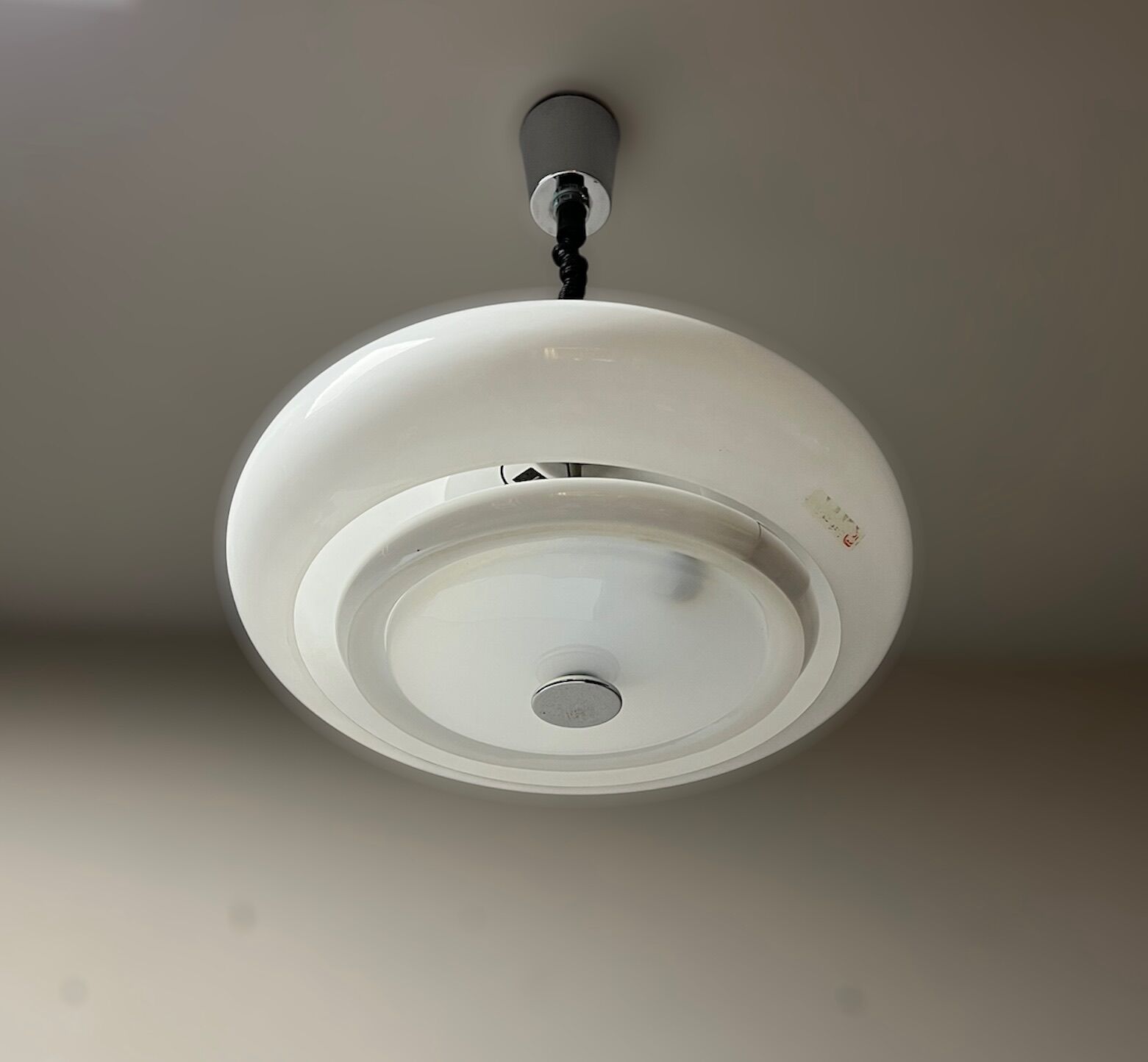 Vintage 60s, mid century hanging lamp, Fratelli Giannelli Firenze Italy