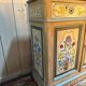 Louis Philippe style sideboard in painted wood and faux marble