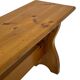 Vintage Pine Bench, 1960s Scandinavian Design small model