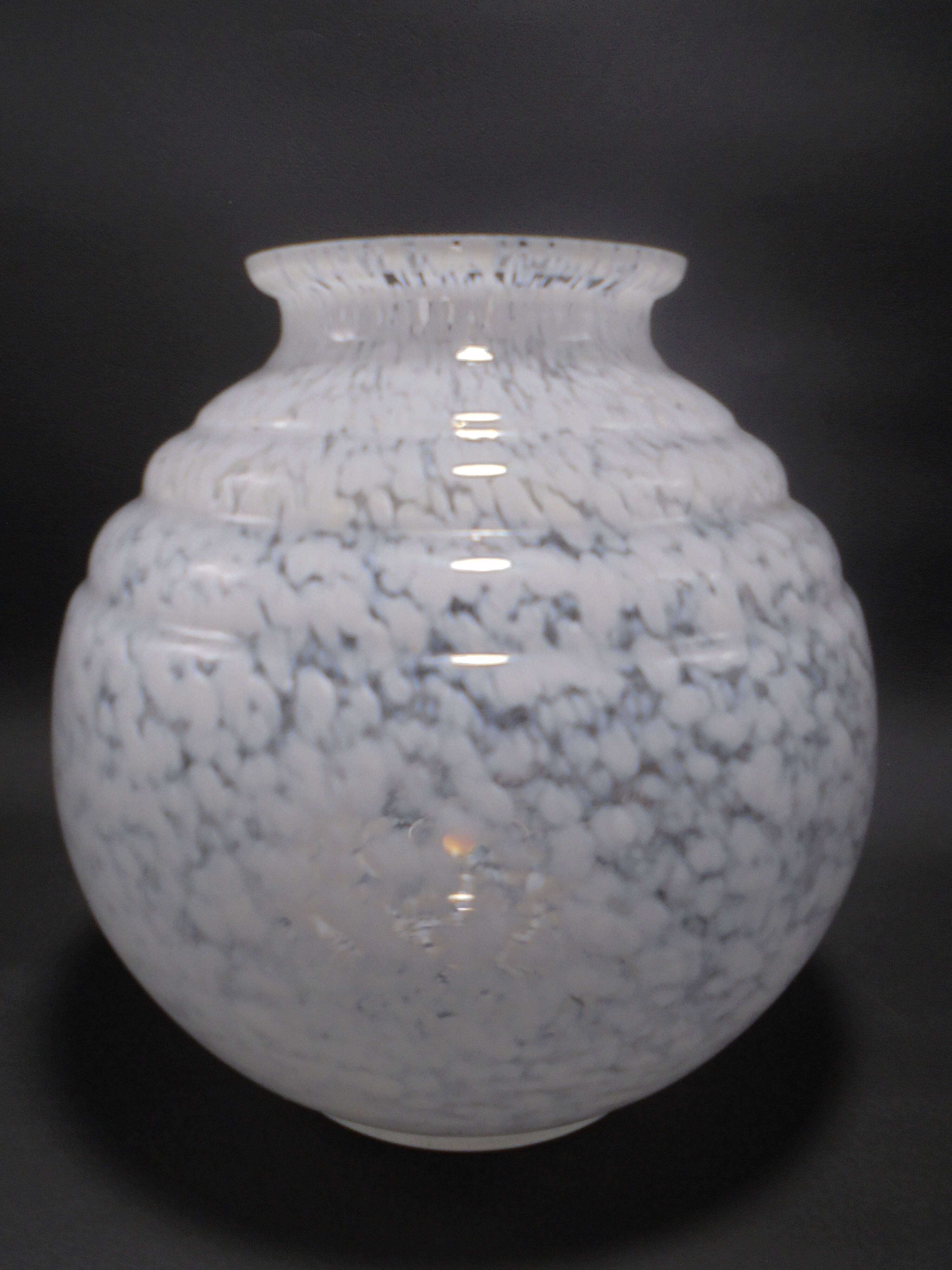 Clichy glass vase