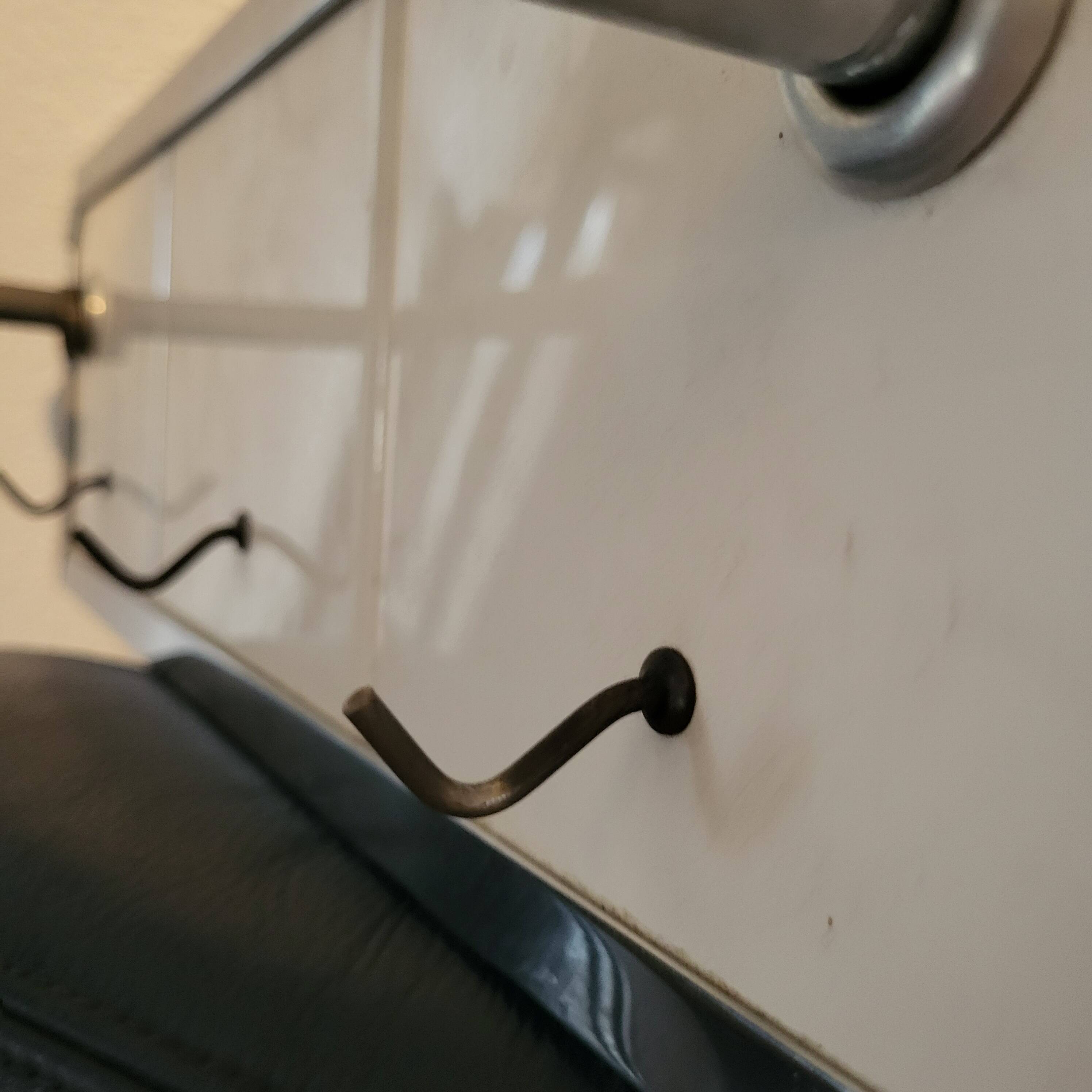 Art Deco tea towel holder, SDV, France, Sarreguemines