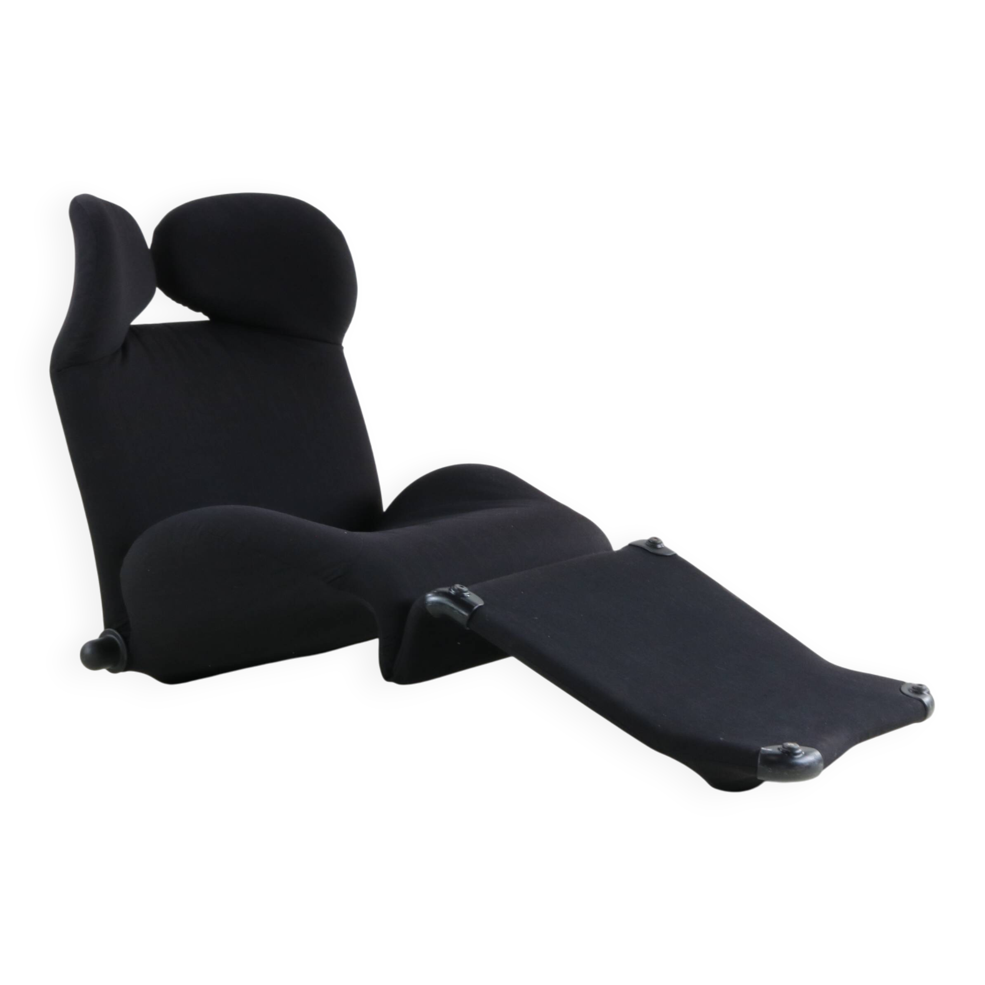Eighties design easy chair / chaise-longue by Toshiyuki Kita for Cassina