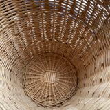 Braided straw basket