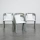 Lot de 4 chaises de salle à manger rembourrées neuves au design vintage des années 1970 par Axel Enthoven pour Rohé