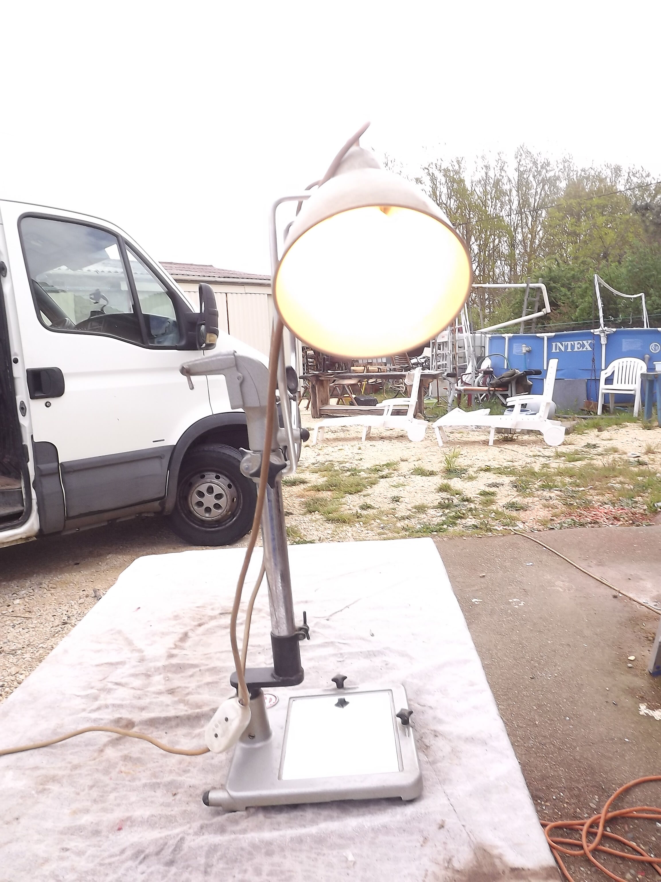 Industrial lamp Bolex-Paillard (Switzerland)