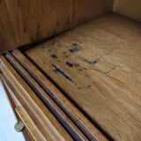 Vintage oak secretary shelf