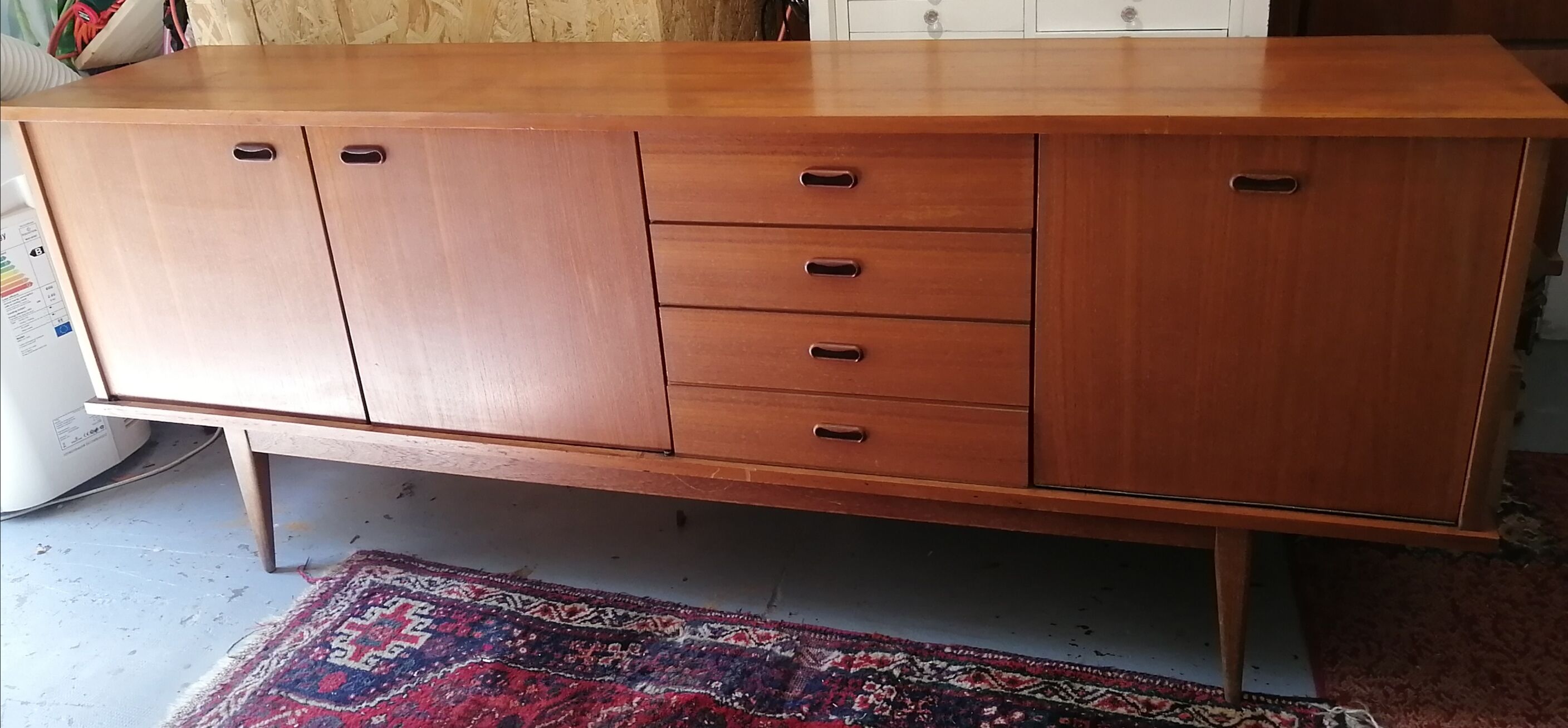 Enfilade scandinave teck années 60