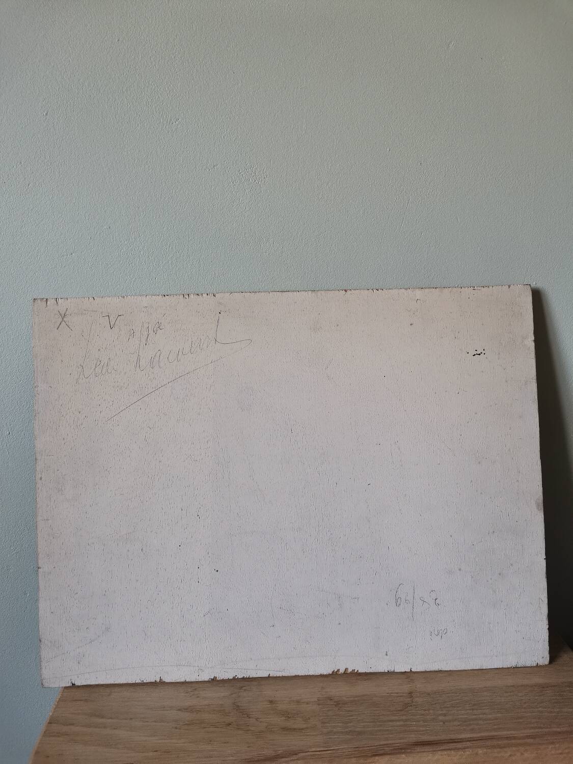 Oil painting vintage painting signed seaside landscape