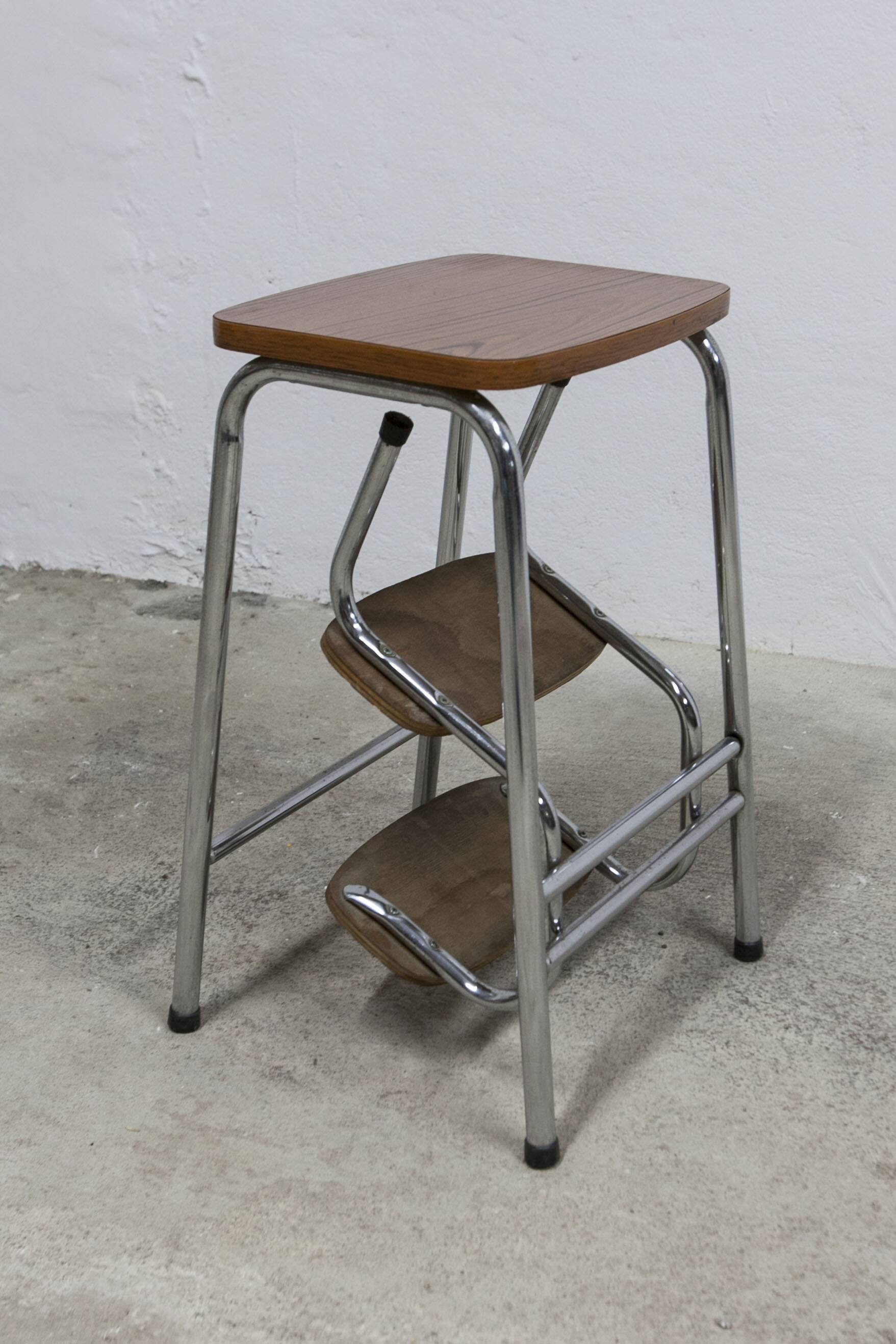 Formica 3-step step stool 1970