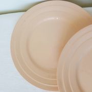 4 assiettes à dessert Art déco vintage