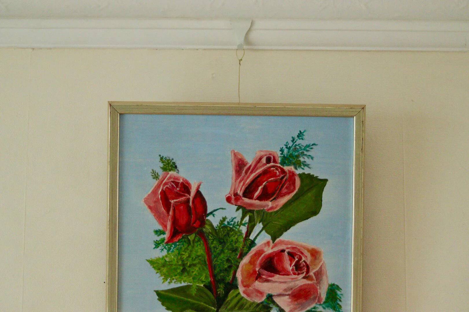 "Roses in a vase" Persson 1950