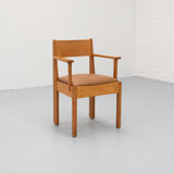 Leather Dutch Art Deco Chair