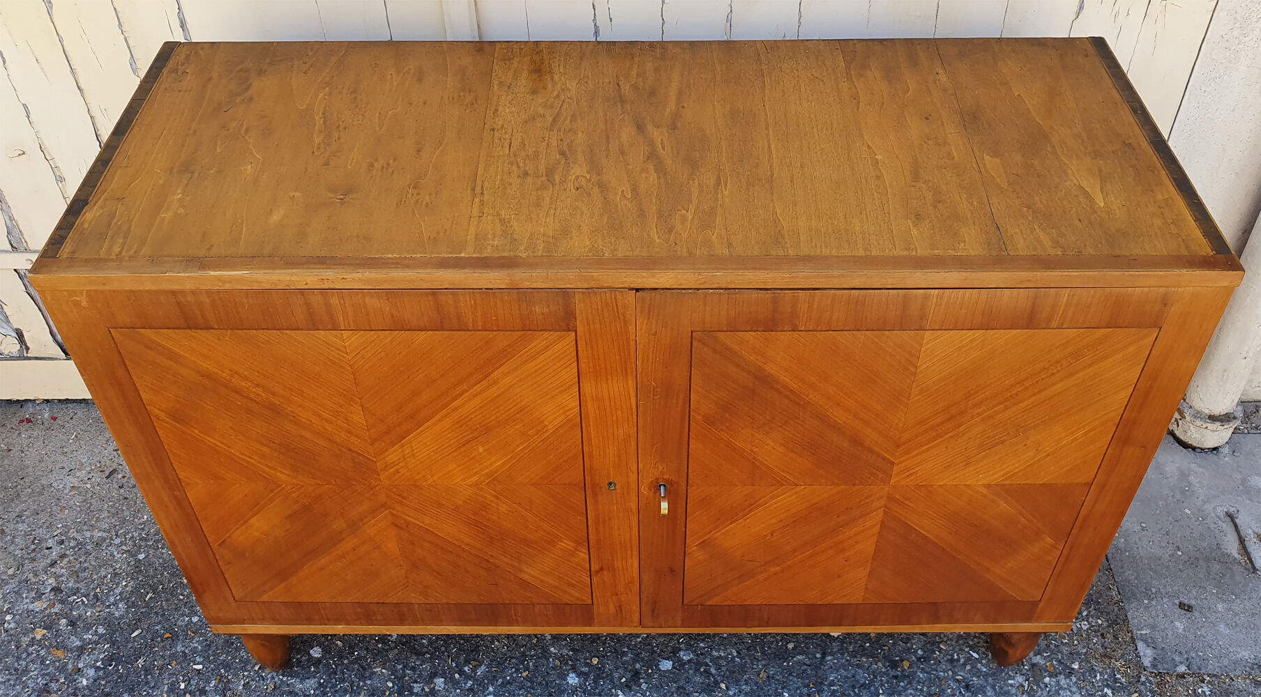 Buffet, blond beech wood, vintage, 50