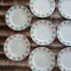 20 antique flat plates from Digoin and Sarreguemines