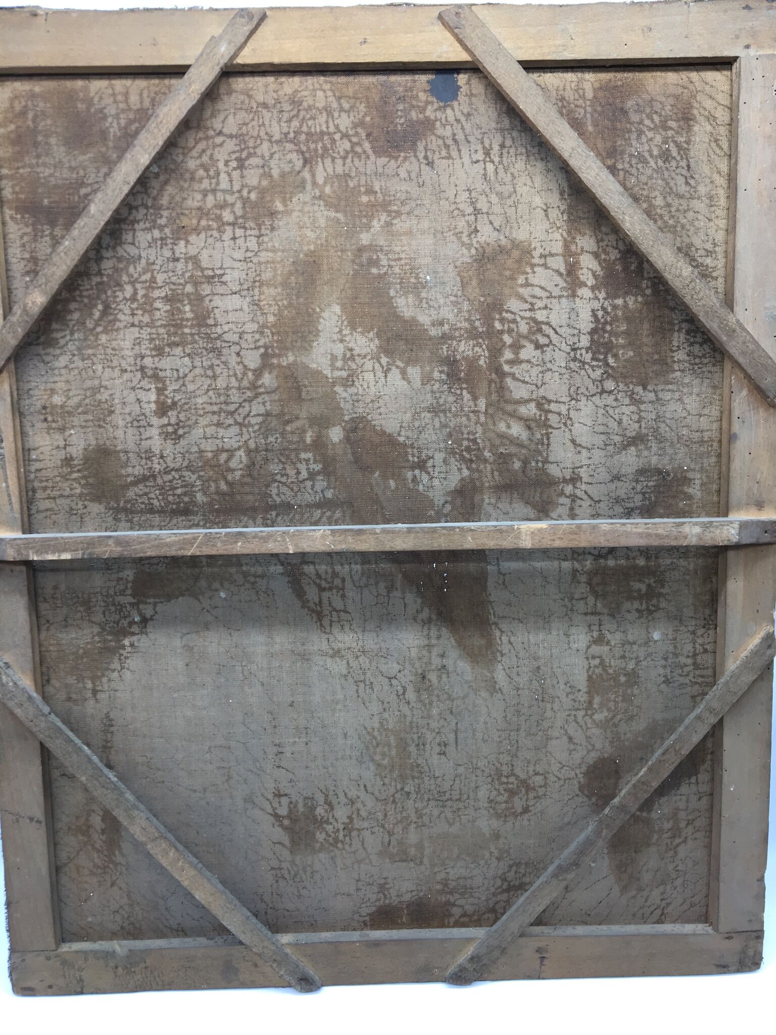 Signed painting, portrait of a gentleman with a book and an earring: 19th century