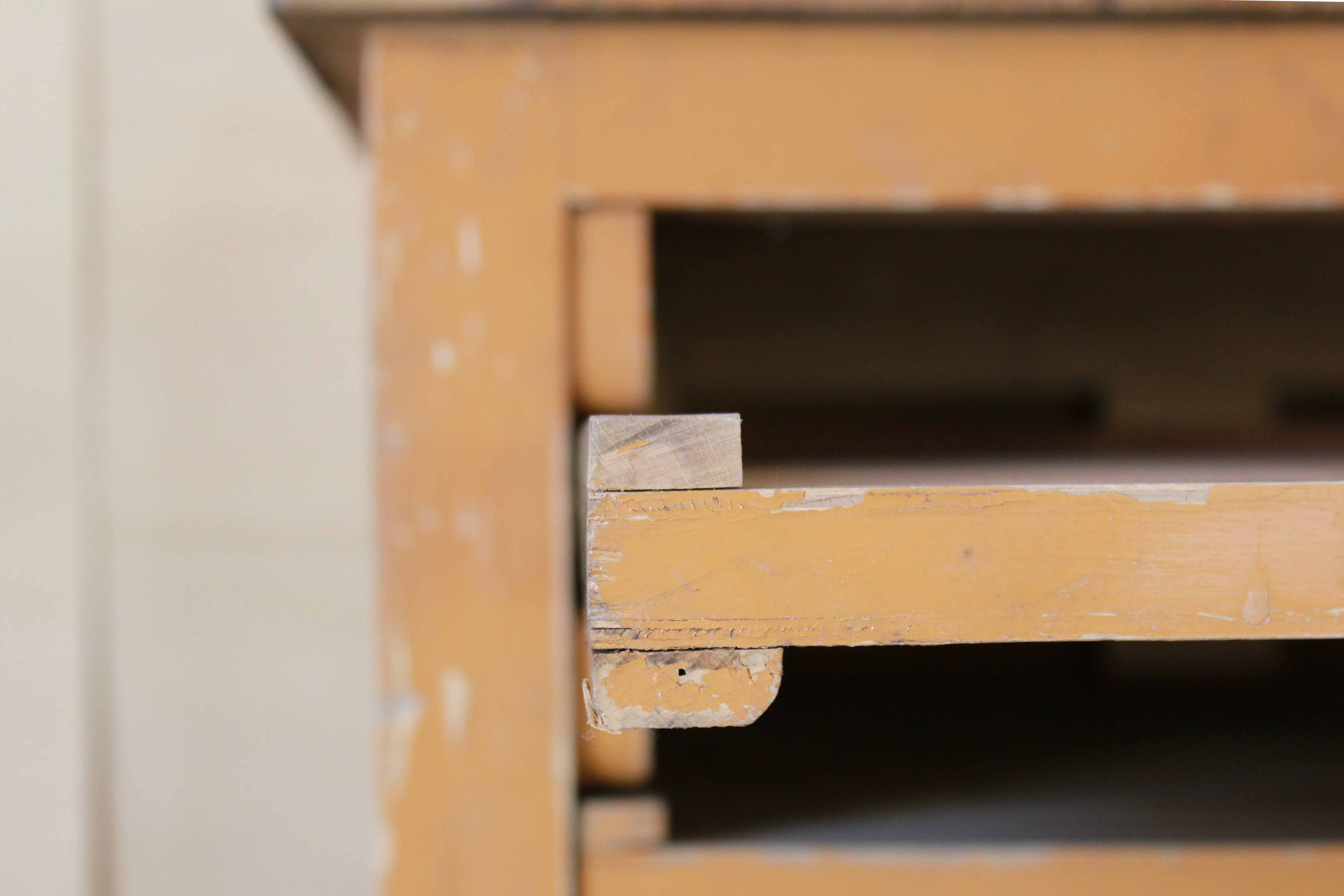 1940s vintage wood chest of drawers