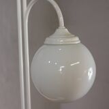Floor lamp with three opaline balls