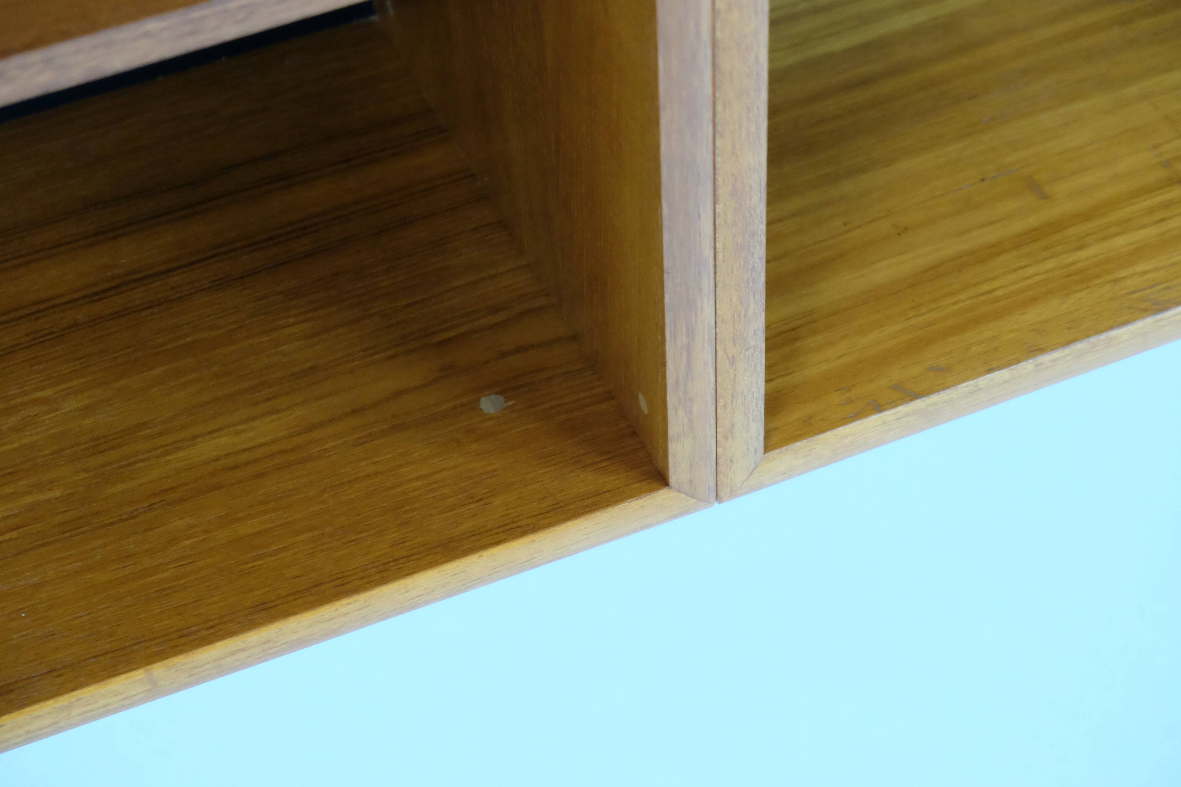 Mid-Century Teak Sideboard Bücherregal Regal Lowboard WK 60er Vintage