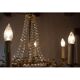 Lustre with glass tassels