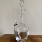 Handmade lead crystal decanter from the Lorraine crystal factory