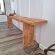 Large antique farmhouse bench in solid wood – 200 cm