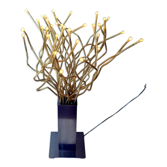 Lampe Ikea Stranne, arbre inox & plastique des années 80-90, medusa pieuvre