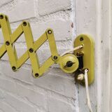 1970s metal scissors lamp