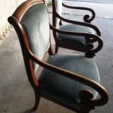 Pair of restoration armchairs