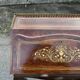 Napoleon III secretary desk in rosewood and brass marquetry