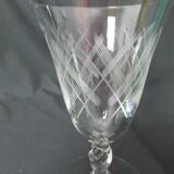 Set of 29 stemmed glasses, flared shape