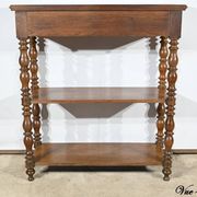 Sideboard at waist height, oak console, Louis Philippe style, 2nd part of the 19th century.