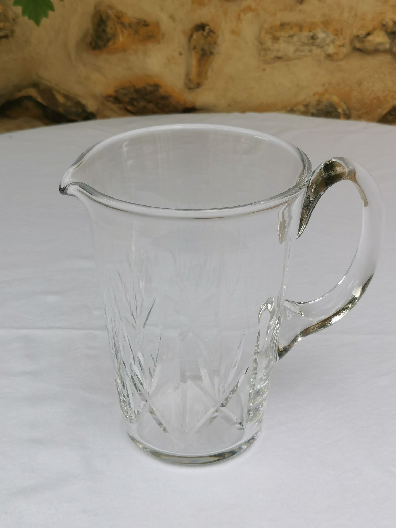 Service verres et carafes en cristal