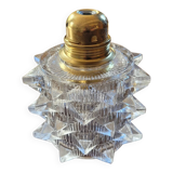 Abat-jour en verre moulé géométrique années 1960