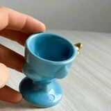 Vintage ceramic egg cup duo