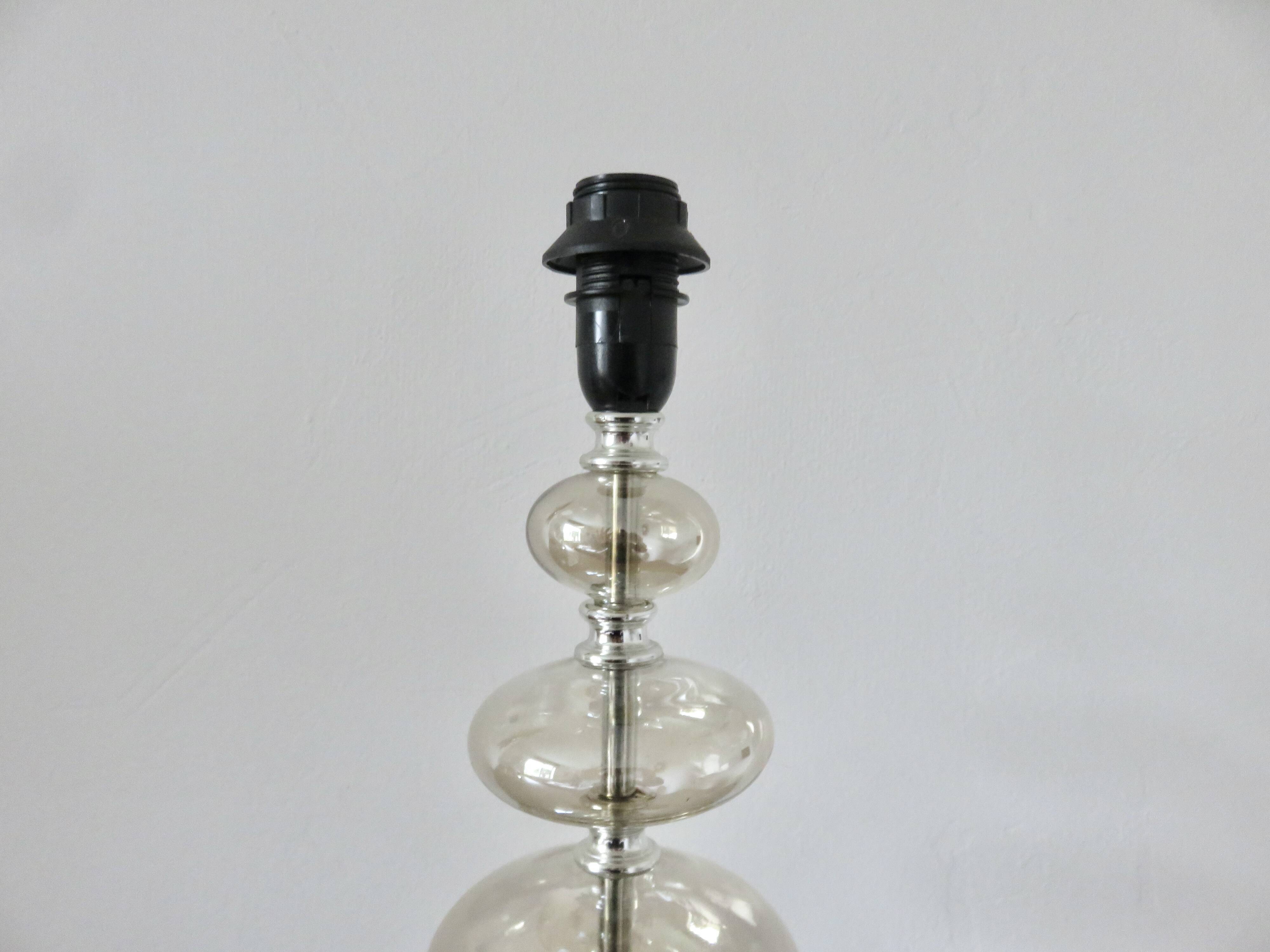 Amber crystal lamp, 1990s