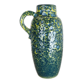 Rare Super Color Crusty Fat Lava Multi-Color Vase Scheurich, Germany WGP, 1970s