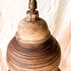 70s Jarre Lamp in Artisan Terracotta Wabi-Sabi / Mediterranean